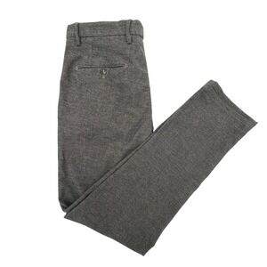 Briglia 1949 Men's Pants Gray Textured Slim‎ Fit Made in Italy Size 48 EU 32 US